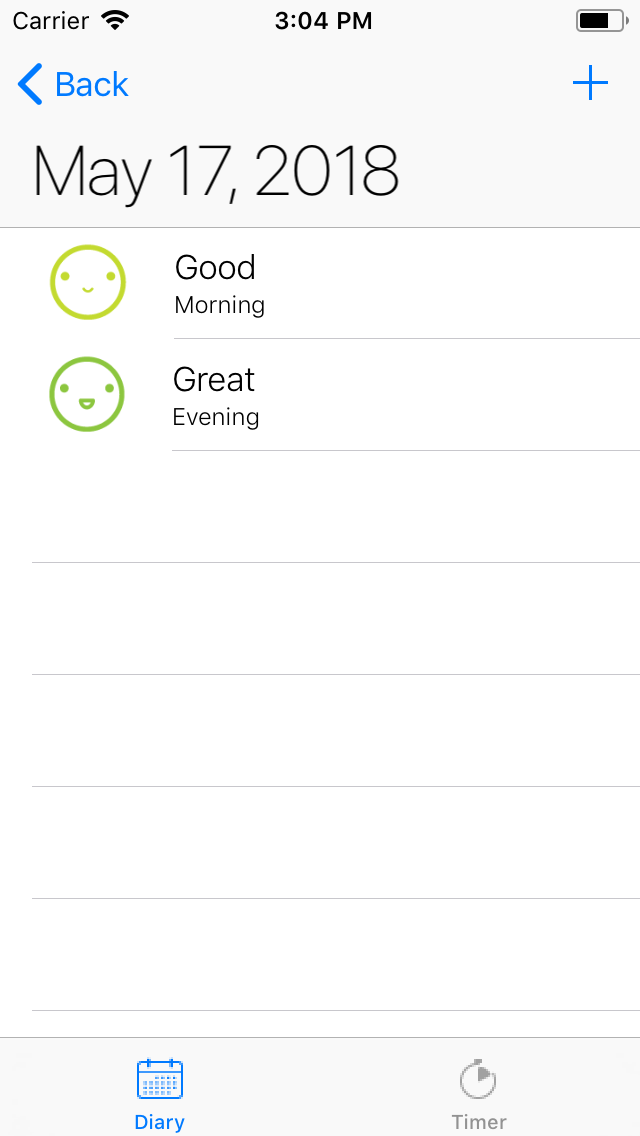 Sentimentype Type specimen